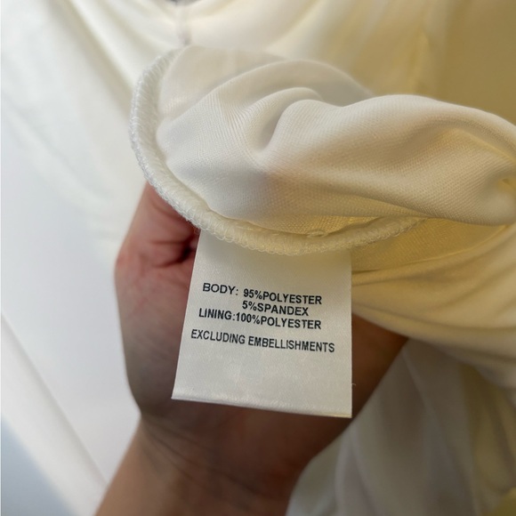 Princess Polly Jocasta White Ruched Mini Dress - Picture 4 of 5